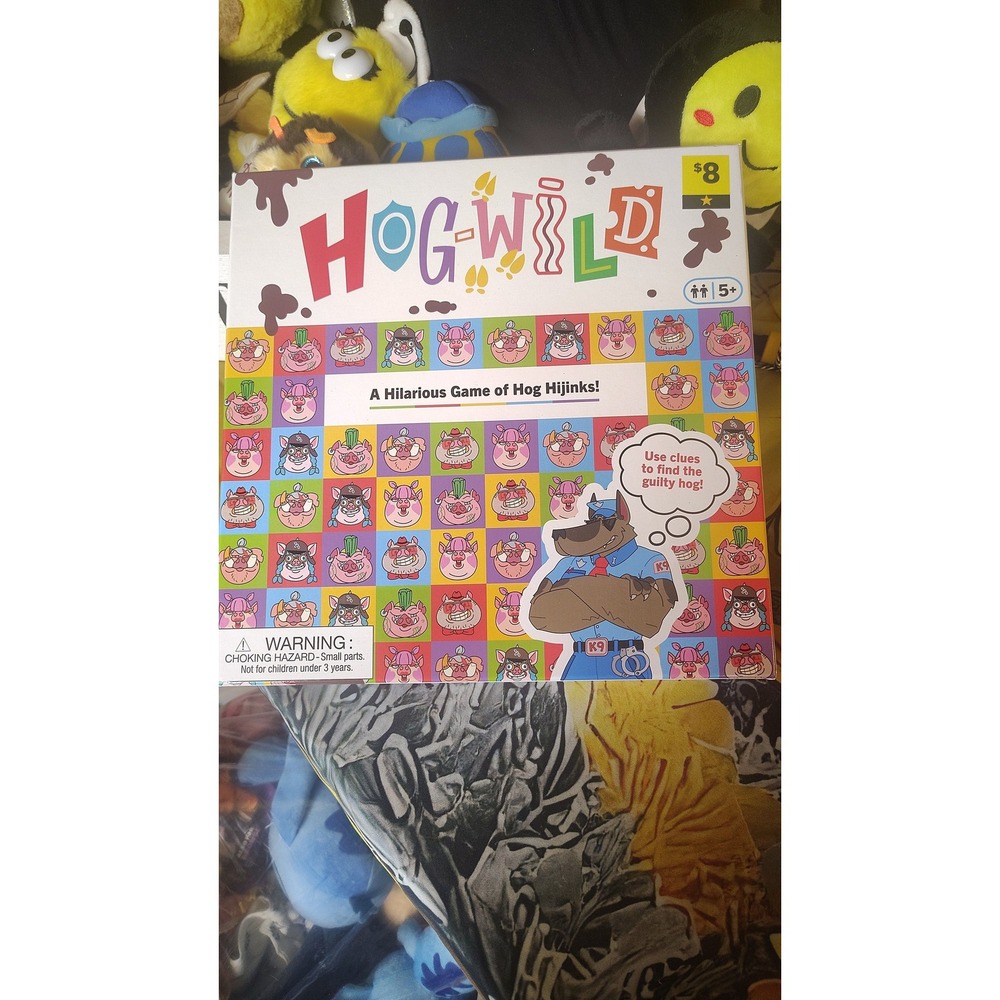 Hog Wild Board Game A Hilarious Game of Hog Hijinks Ages 5+ New Sealed